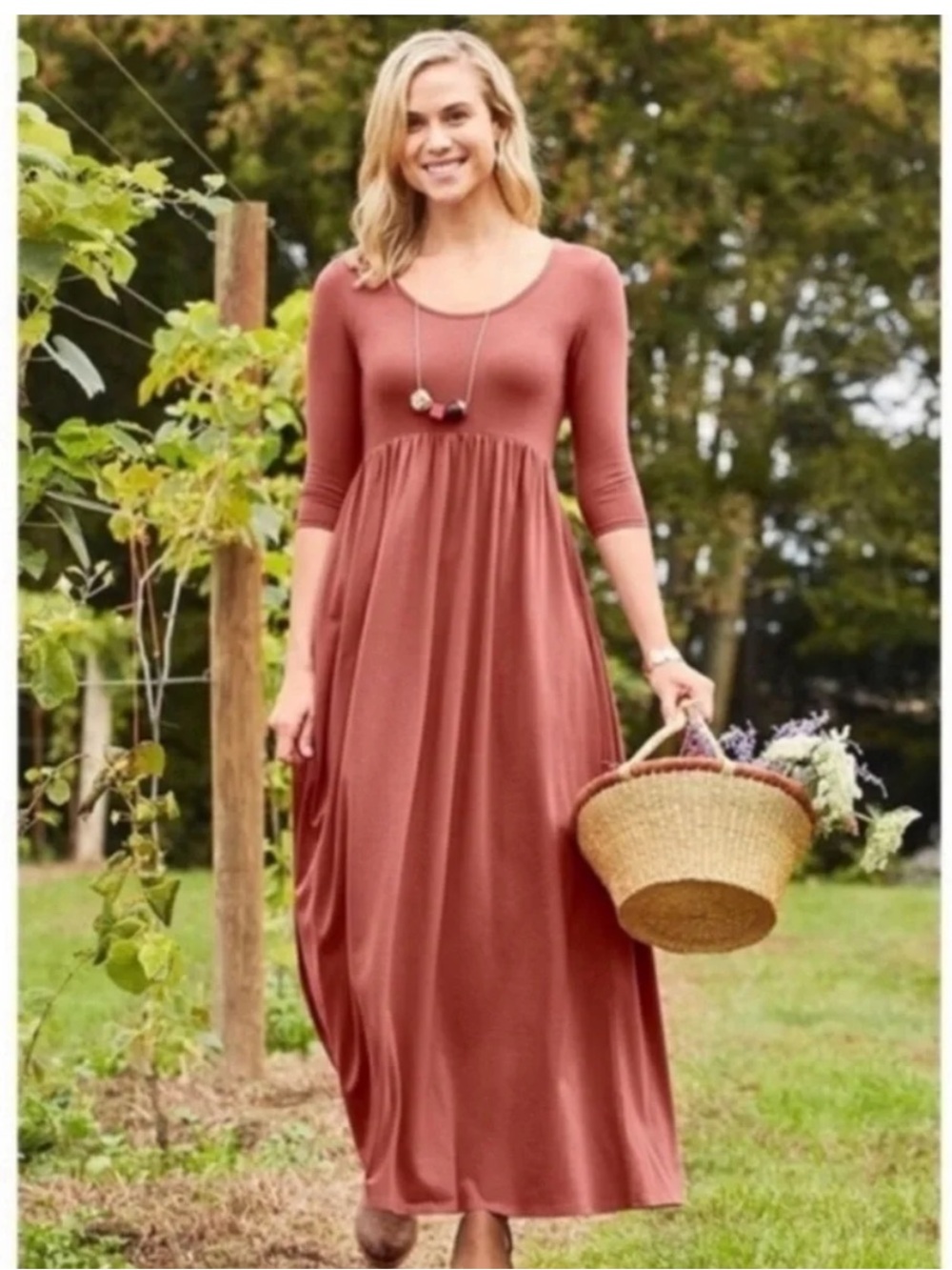 Matilda Jane Country Drive Cotton Maxi Size M